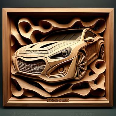 3D мадэль Hyundai Coup (STL)